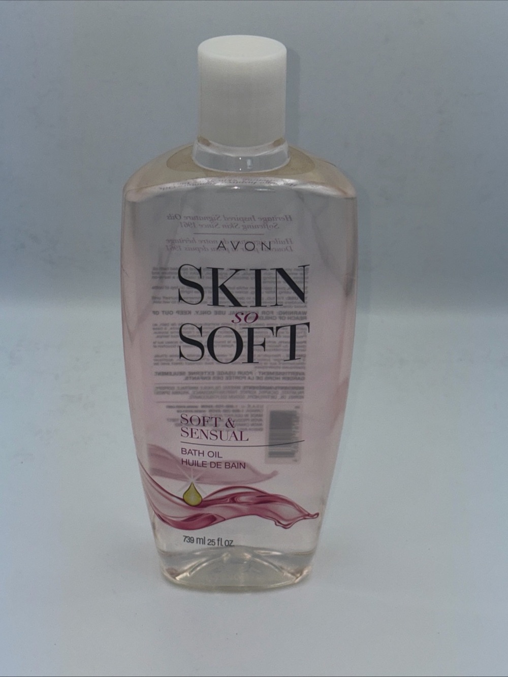 JUMBO 24OZ. Avon Skin So Soft SSS Soft & Sensual Bath Oil NEW SEALED BOTTLE